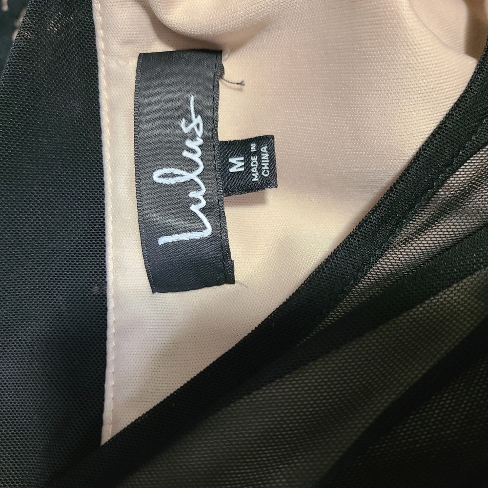 Lulus Black Sheath Cocktail Dress with Scoop Neck - Picture 2 of 9